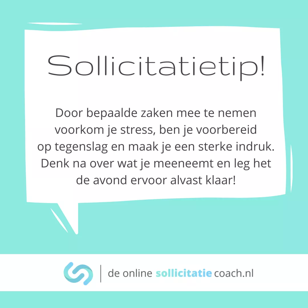 De Online Sollicitatie Coach Sollicitatietip